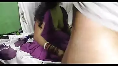 Indian Anita bhabi ki chudai perple saree me Desi video with Hindi audio