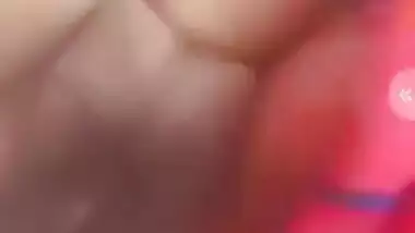 Today Exclusive- Desi Girl Showing Her Boobs And Pussy Fingerring On Video Call Part 2