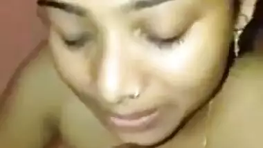 Man penetrates Desi stepsister's mouth in XXX first-person MMS video