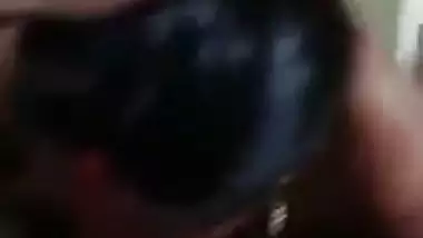 Desi Bihari milf gives a deep blowjob to her husband