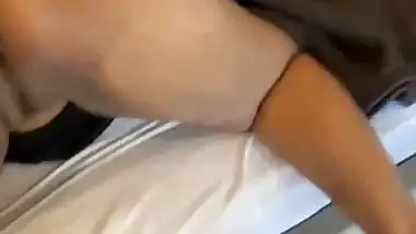 Indian porn of a big boob lady fucking in a hotel room
