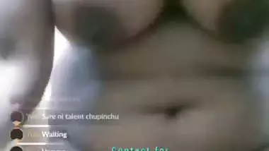 Cute Telugu bhabhi shows big boobs and hot pussy