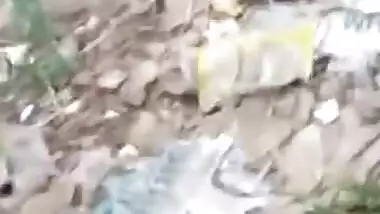 Desi Randi Shouts On Another Boy Recording Her While She Fucking with one in Bushes..