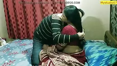 Indian xxx milf bhabhi real sex with husband close friend! Clear hindi audio