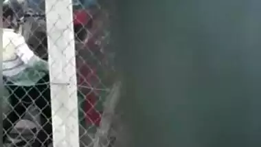 Fresh Desi mms sex online, Paki cheating wife outdoor fuck with lover