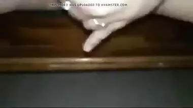 Tamil sex video of an amateur slut satisfying her pussy with a sex toy