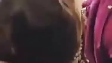 Bahu makes her Sasur happy with a desi blowjob