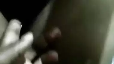 Cute Desi girl brandishes lovely XXX tits in close-up making man touch