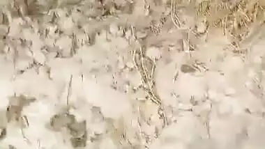 Village couple caught fucking outdoor