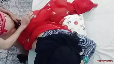 Because of the security camera, my step sister's truth was exposed and she was caught having sex in hijab with my friend