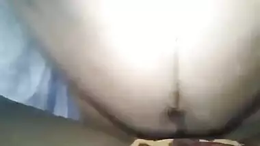 XXX sized penis nails Desi girl's pussy close-up in first-person MMS