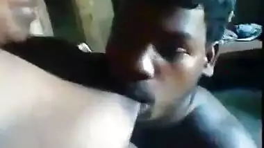 Horny Desi woman caught with lover