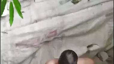 Outdoor bath bhabhi showing huge milk tankers