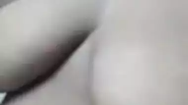 Dirty Desi slut has XXX sized saggy tits to expose in this MMS video