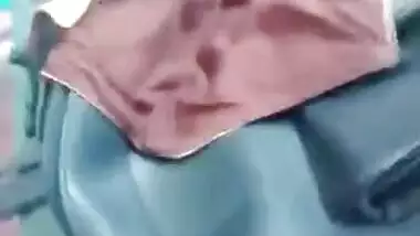 Desi wife poses naked and teases snatch with her fingers in XXX video