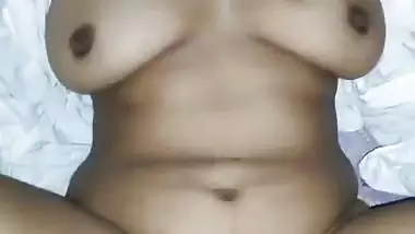 Panty slide pussy fucking of hot desi wife by husband