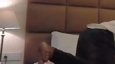 Girl waits for sex partner to arrange a XXX action in the Desi hotel