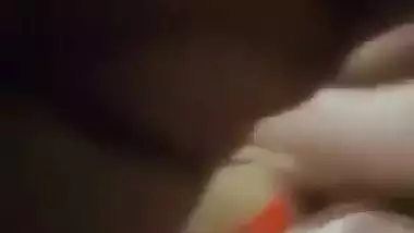 Punjabi sex video of a college couple fucking in bed