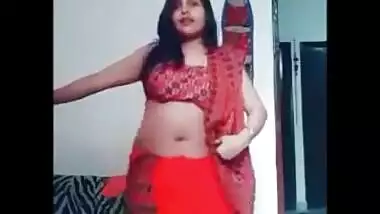 Female performs an Indian sex belly dance in a XXX manner on camera