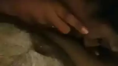 Very hot MMS video of slender Desi gal riding XXX cock after blowjob