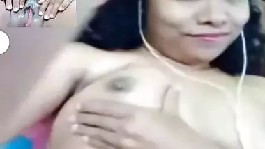 Today Exclusive- Horny Boudi Showing Her Boobs And Pussy On Video Call Part 1