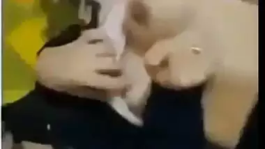 Guy records his Pakistani porn while fucking his hijabi GF