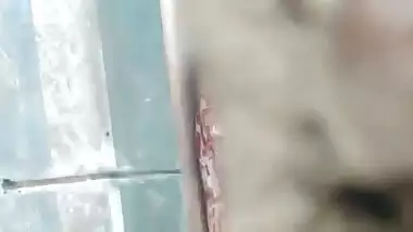 Man fucks Desi wife's XXX cavity in the reverse cowgirl pose outdoors