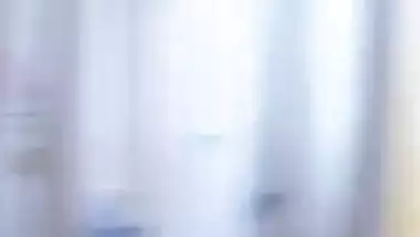 Chick bares her tiny sex breasts to her XXX Indian admirer with a camera