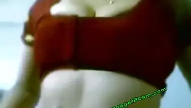 Telugu sex videos of a hot bhabhi having fun with husband’s boss