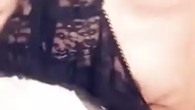 Cute Desi gal with XXX glasses records for her man solo sex video