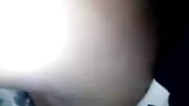 Girl Shows her Boobs and Pussy Fingering