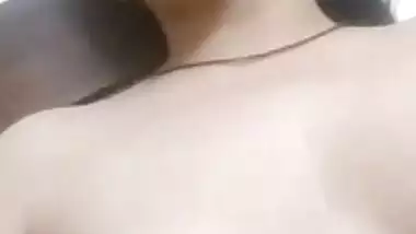 Cute Desi Girl Showing Her Boobs and Pussy On Video Call With Clear Hindi Talk Part 2