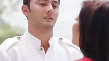 Indian aunty enjoys with her car driver