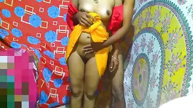 She Wears A New Red Sari And Has Sex With Bhabi Deor