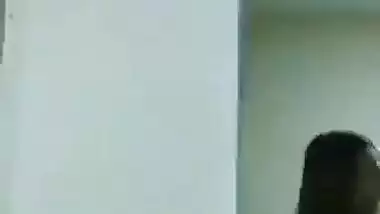 Amazing sexy shape call girl in hotel after fuck dressing recorded by BF