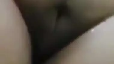 Chubby and naked Indian housewife records solo porn clip for hubby