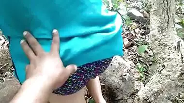 Risky Public Sex With Sister In law outdoors in the forest