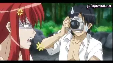 Anime lesbians fingering their wet cunts