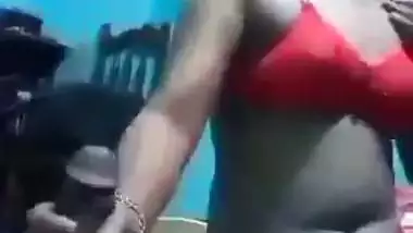 Desi MMS of a girl showing her boobs and sucking a dick