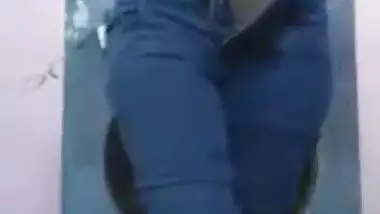 Legal age teenager unshaved love tunnel gal stripping exposed MMS movie scene for her lover