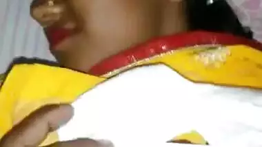 Naughty Devar plays with boobs of Bhabhi on cam