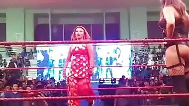 When Indan Lady Seducing REBEL ( Wrestler )