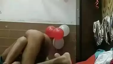 Desi cute girl birthday celebrate and hardcore fucking with lover in room