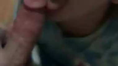 Cheating Native teen sucks daddy while her man is Out shopping for her