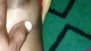 Woman's nipples are hard and Desi hubby understands that she is horny