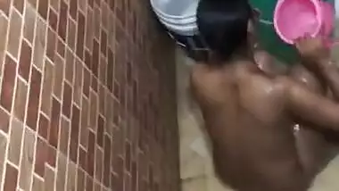 Desi Girl Bathing 2 clips Record By Part 1