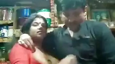 Beautiful cheating wife illicit sex with shop owner