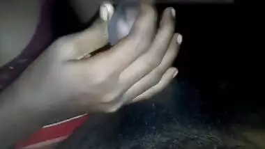 Night XXX blowjob is what cute Desi wife likes pleasing her man with