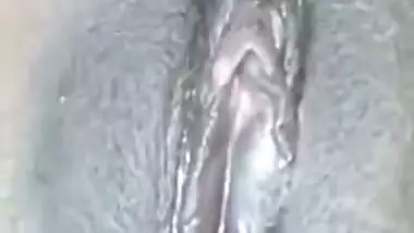 Desi twat shaved and exposed in front of mirror by XXX owner in sex video