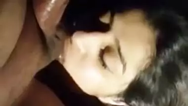 Hot paki babe BJ sucking balls and licking ass of bf with audio